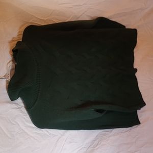 Dark Green Turtleneck Sweater